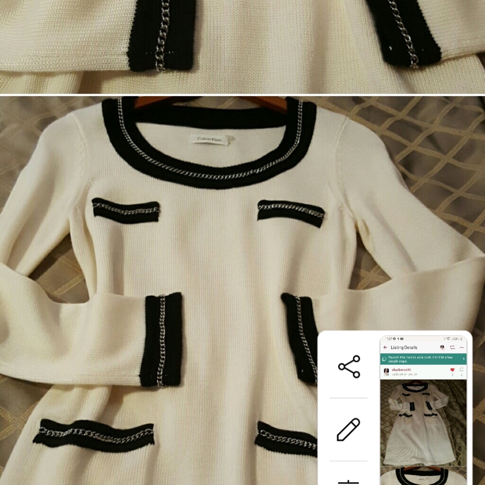 Calvin Klein sueter dress